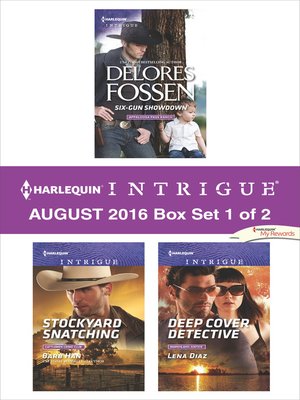 cover image of Harlequin Intrigue August 2016, Box Set 1 of 2